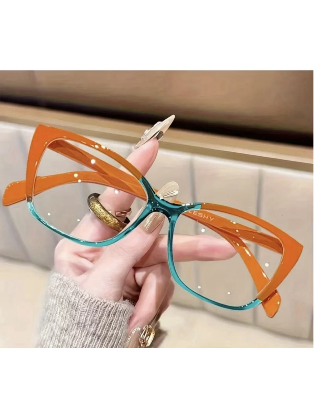 fashionable and reading glasses, screen glasses